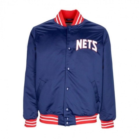 Kurtka Mitchell & Ness NBA Heavyweight Satin Jacket New Jersey Nets OJBF3413-NJNYYPPPNAVY Kurtka Mitchell & Ness NBA Heavyweight Satin Jacket New Jersey Nets OJBF3413-NJNYYPPPNAVY