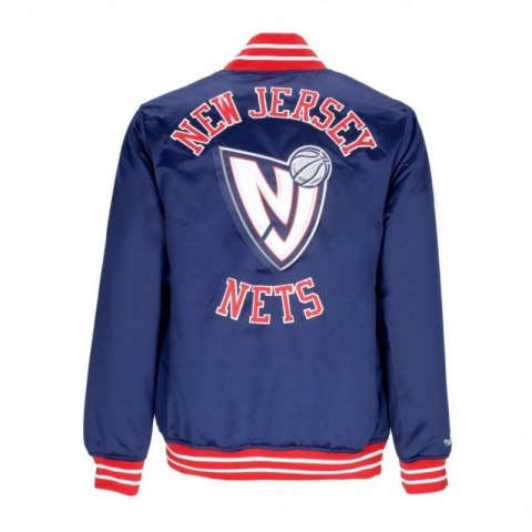 Kurtka Mitchell & Ness NBA Heavyweight Satin Jacket New Jersey Nets OJBF3413-NJNYYPPPNAVY Kurtka Mitchell & Ness NBA Heavyweight Satin Jacket New Jersey Nets OJBF3413-NJNYYPPPNAVY