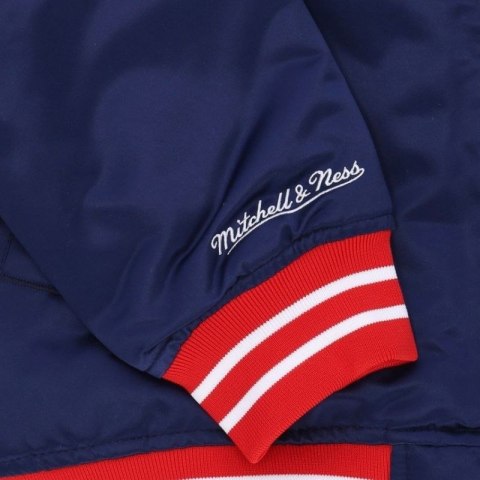 Kurtka Mitchell & Ness NBA Heavyweight Satin Jacket New Jersey Nets OJBF3413-NJNYYPPPNAVY Kurtka Mitchell & Ness NBA Heavyweight Satin Jacket New Jersey Nets OJBF3413-NJNYYPPPNAVY