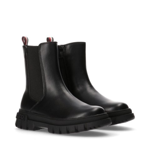 Botki Tommy Hilfiger Bootie Black T3A5-33058-1355999-999 Botki Tommy Hilfiger Bootie Black T3A5-33058-1355999-999