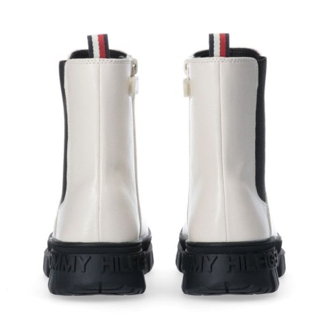 Botki Tommy Hilfiger Bootie Ivory T3A5-33058-1355101-101 Botki Tommy Hilfiger Bootie Ivory T3A5-33058-1355101-101