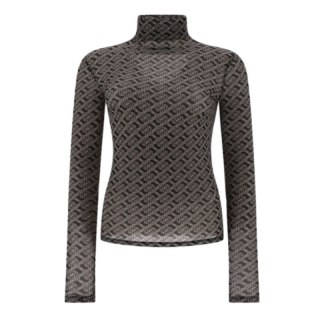 Bluzka Pinko z długim rękawem z golfem W 101813A13G