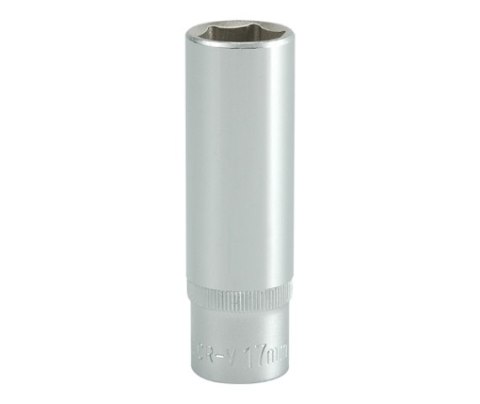 NASADKA DŁUGA 6-KĄTNA CHROMOWANA 1/2'' 17MM NASADKA DŁUGA 6-KĄTNA CHROMOWANA 1/2'' 17MM