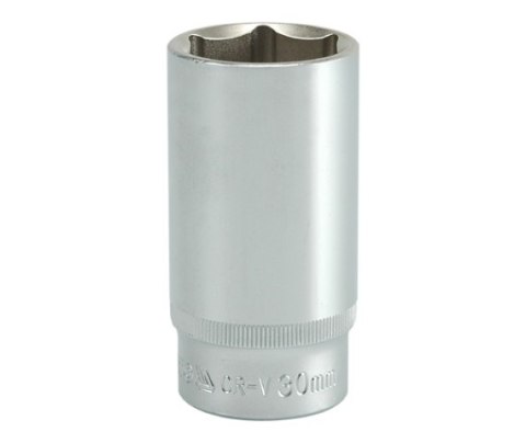 NASADKA DŁUGA 6-KĄTNA CHROMOWANA 1/2'' 30MM NASADKA DŁUGA 6-KĄTNA CHROMOWANA 1/2'' 30MM