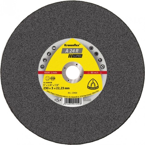TARCZA WYPUKŁA A24R T27 125*2.5*22 13738 TARCZA WYPUKŁA A24R T27 125*2.5*22 13738