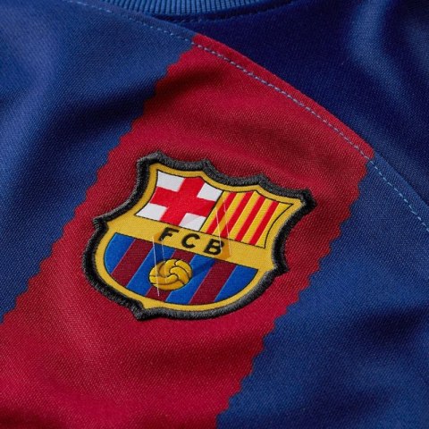Komplet piłkarski Nike FC Barcelona 2023/24 Home Jr DX2815-456