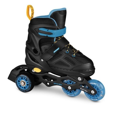 Łyżworolki Spokey Quattro 4IN1 SPK-943434 roz. 38-41 BK/DBL