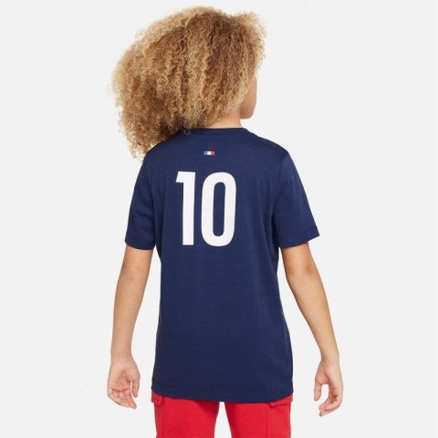 Koszulka Nike PSG SS Number Tee 10 Jr FQ7122-410 Koszulka Nike PSG SS Number Tee 10 Jr FQ7122-410