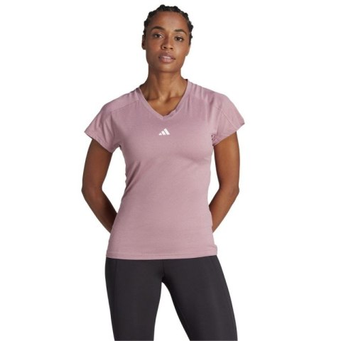Koszulka adidas Aeroready Train Essentials Minimal Branding V-Neck Tee W HZ5662 Koszulka adidas Aeroready Train Essentials Minimal Branding V-Neck Tee W HZ5662