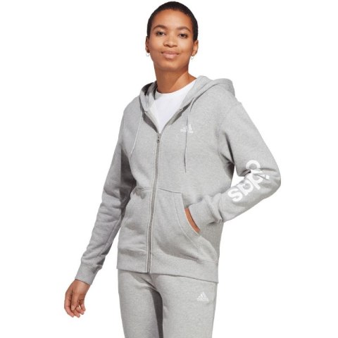 Bluza adidas Essentials Linear Full-Zip French Terry Hoodie W IC6866