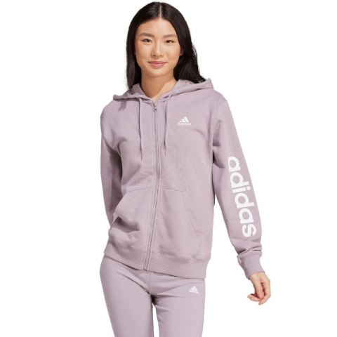 Bluza adidas Essentials Linear Full-Zip French Terry Hoodie W IS2073
