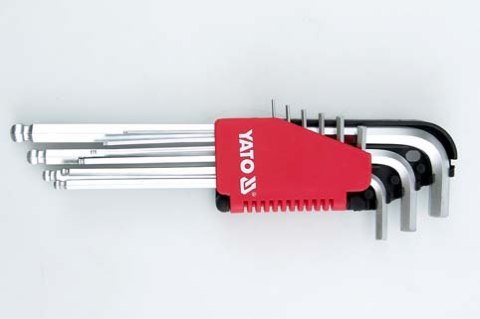 KLUCZE HEX KULKA ZESTAW 9-CZĘŚCIOWY 1.5-10MM KLUCZE HEX KULKA ZESTAW 9-CZĘŚCIOWY 1.5-10MM