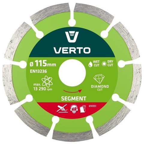 TARCZA DIAMENTOWA SEGMENTOWA 115MM TARCZA DIAMENTOWA SEGMENTOWA 115MM