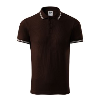 Koszulka polo Malfini Urban M MLI-21927 kawowy