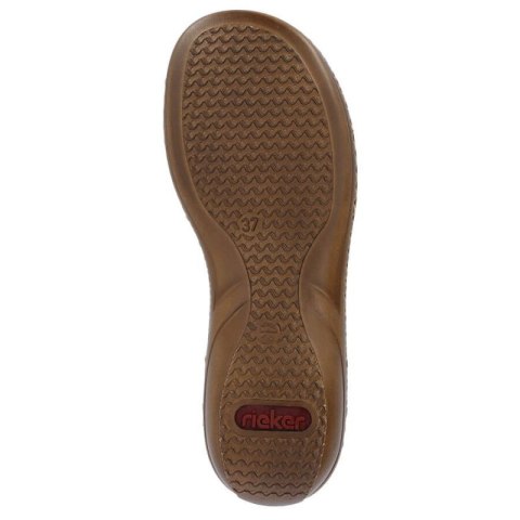 Komfortowe sandały Rieker W RKR673 metallic