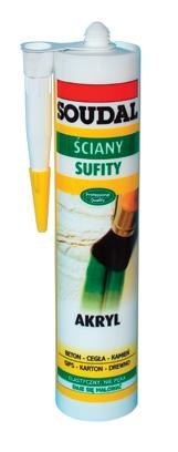 AKRYL SOUDAL BIAŁY 280ML AKRYL SOUDAL BIAŁY 280ML