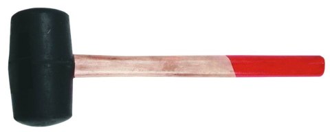 MŁOTEK GUMOWY TRZONEK DREWNIANY ŚREDNICA 60MM 400G MŁOTEK GUMOWY TRZONEK DREWNIANY ŚREDNICA 60MM 400G