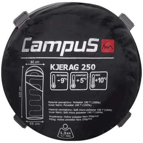 Śpiwór Campus Kjerag 250 Right Sleeping Bag CUP702123404 Śpiwór Campus Kjerag 250 Right Sleeping Bag CUP702123404