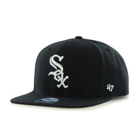 Czapka z daszkiem 47 Brand Mlb Chicago White Sox Captain B-SRS06WBP-BK Czapka z daszkiem 47 Brand Mlb Chicago White Sox Captain B-SRS06WBP-BK