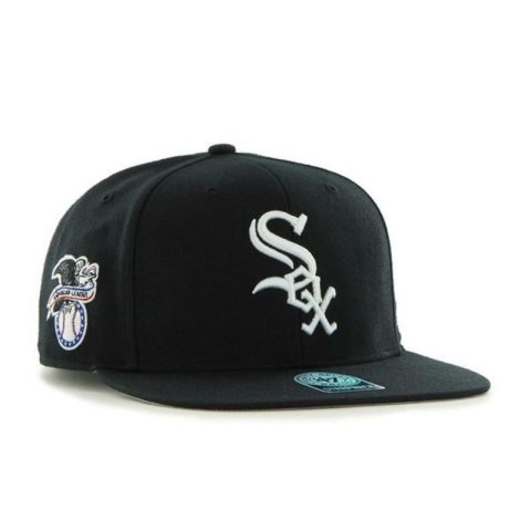 Czapka z daszkiem 47 Brand Mlb Chicago White Sox Captain B-SRS06WBP-BK Czapka z daszkiem 47 Brand Mlb Chicago White Sox Captain B-SRS06WBP-BK