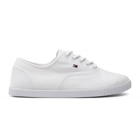 Buty Tommy Hilfiger Canvas Lace Up Sneaker W FW0FW07805YBS Buty Tommy Hilfiger Canvas Lace Up Sneaker W FW0FW07805YBS