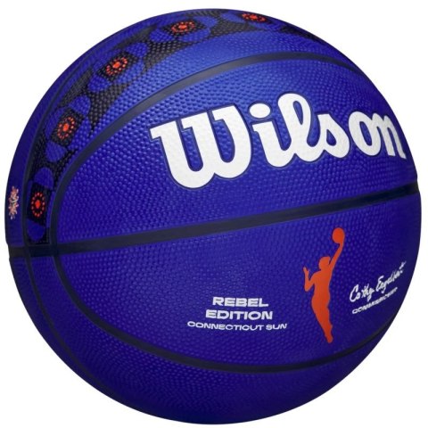 Piłka do koszykówki Wilson WNBA Rebel Edition Connecticut Sun WZ4021203XB Piłka do koszykówki Wilson WNBA Rebel Edition Connecticut Sun WZ4021203XB