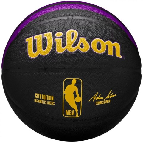 Piłka do koszykówki Wilson Wilson NBA Team City Collector Los Angeles Lakers WZ4024114XB Piłka do koszykówki Wilson Wilson NBA Team City Collector Los Angeles Lakers WZ4024114XB