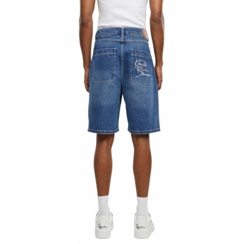 Spodenki Karl Kani Og Old English Denim Shorts Vintage M 6010269