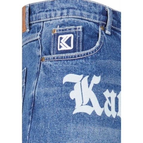 Spodenki Karl Kani Og Old English Denim Shorts Vintage M 6010269