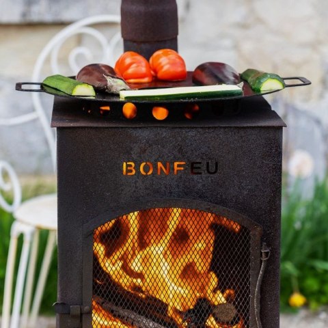 Kominek ogrodowy BonFeu BonCarré Czarny 3503