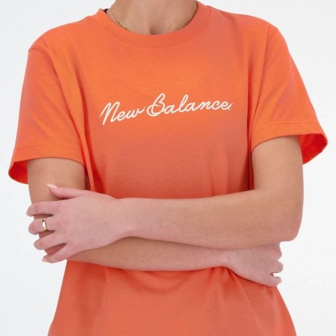 Koszulka New Balance S/S Script Tee Gfr W WT41909GFR Koszulka New Balance S/S Script Tee Gfr W WT41909GFR