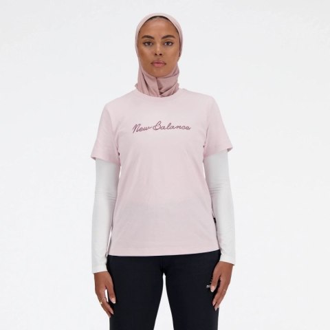 New Balance damska koszulka S/S SCRIPT TEE SOI WT41909SOI New Balance damska koszulka S/S SCRIPT TEE SOI WT41909SOI