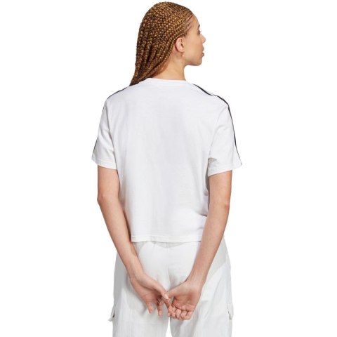 Koszulka adidas Essentials 3-Stripes Single Jersey Crop Top W HR4915
