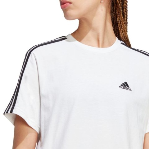 Koszulka adidas Essentials 3-Stripes Single Jersey Crop Top W HR4915
