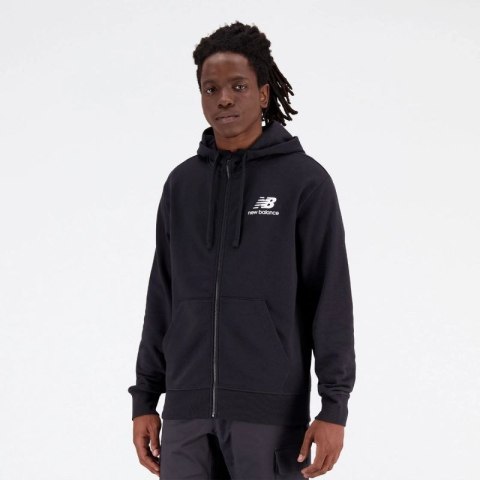 Bluza New Balance Essentials Stacked Logo Fren BK M MJ31536BK Bluza New Balance Essentials Stacked Logo Fren BK M MJ31536BK