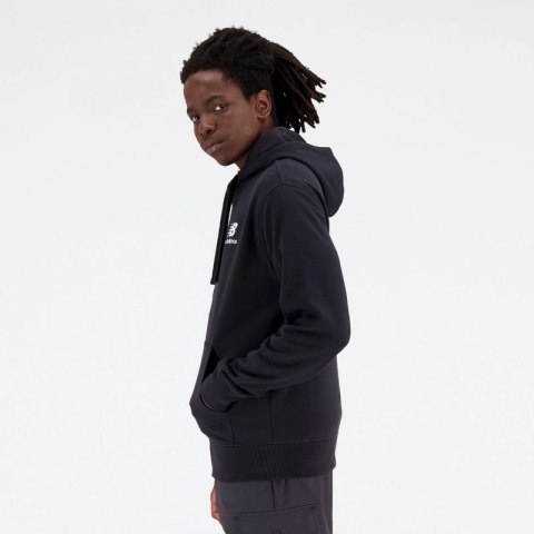 Bluza New Balance Essentials Stacked Logo Fren BK M MJ31536BK Bluza New Balance Essentials Stacked Logo Fren BK M MJ31536BK