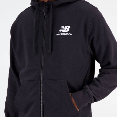 Bluza New Balance Essentials Stacked Logo Fren BK M MJ31536BK Bluza New Balance Essentials Stacked Logo Fren BK M MJ31536BK