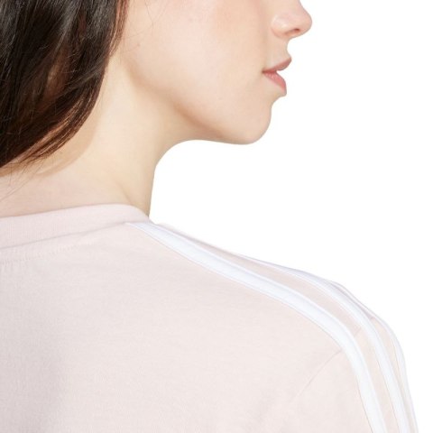 Koszulka adidas Essentials 3-Stripes Single Jersey Crop Top W IY4227