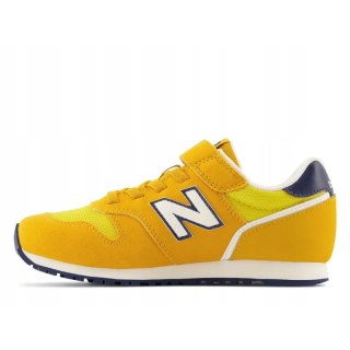 Buty sportowe dla chłopca/dziewczynki New Balance NB 373 zamszowe elementy żółte (YV373XW2)