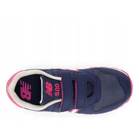 Buty sportowe dla chłopca/dziewczynki New Balance NB 500 zamszowe sneakersy granatowe (PV500VP1) Buty sportowe dla chłopca/dziewczynki New Balance NB 500 zamszowe sneakersy granatowe (PV500VP1)