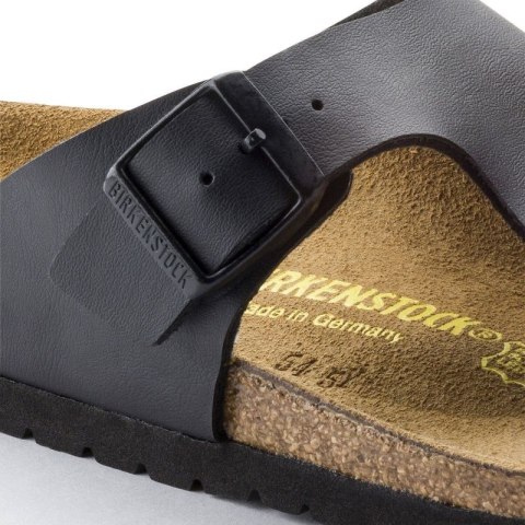 Japonki damskie Birkenstock Ramses Birko-Flor Black czarne narrow wąskie (44793)