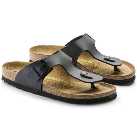 Japonki damskie Birkenstock Ramses Birko-Flor Black czarne narrow wąskie (44793)