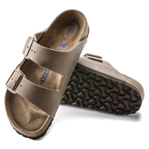Klapki Birkenstock Arizona Soft Footbed Oiled Leather Tabacco Brown narrow wąskie damskie/męskie (0552813)