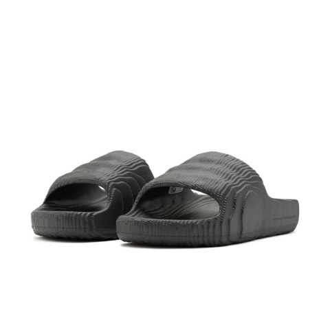 Klapki męskie adidas Adilette 22 Grey Five lifestylowe modne na lato czarne (HP6522)