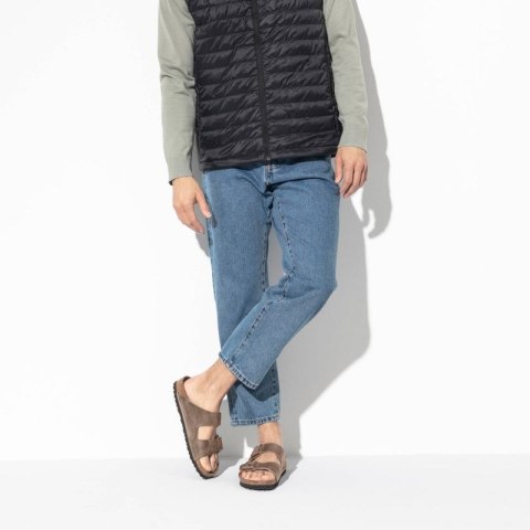 Klapki męskie brązowe Birkenstock Arizona Tabacco Brown narrow wąskie (0352203)