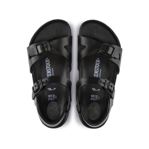 Sandały dziecięce Birkenstock RIO KIDS EVA Black czarne narrow wąskie (0126113) Sandały dziecięce Birkenstock RIO KIDS EVA Black czarne narrow wąskie (0126113)