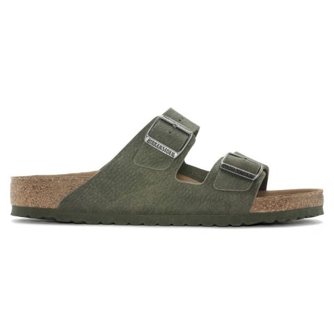 Klapki Birkenstock Arizona Vegan Microfaser Regular damskie-męskie Desert Dust Thyme na szeroką stopę wegańskie (1024550)