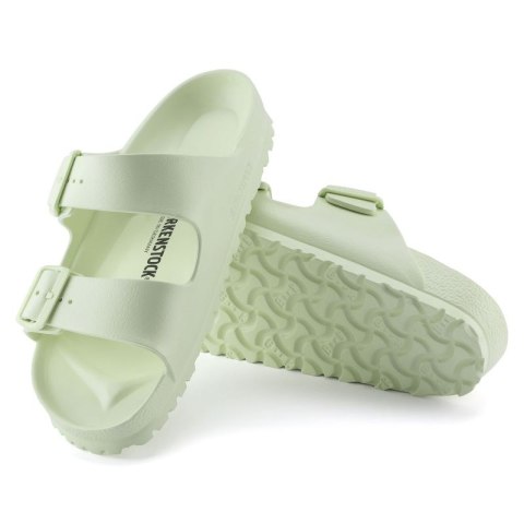 Klapki męskie Birkenstock Arizona Essentials EVA Regular Faded Lime na szeroką stopę piankowe (1024571)