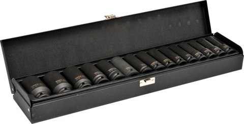KOMPLET NASADEK UDAROWYCH 1/2'' DŁUGICH 15-SZTUKOWY KOMPLET NASADEK UDAROWYCH 1/2'' DŁUGICH 15-SZTUKOWY