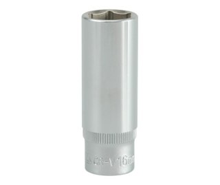 NASADKA DŁUGA 6-KĄTNA CHROMOWANA 3/8'' 16MM